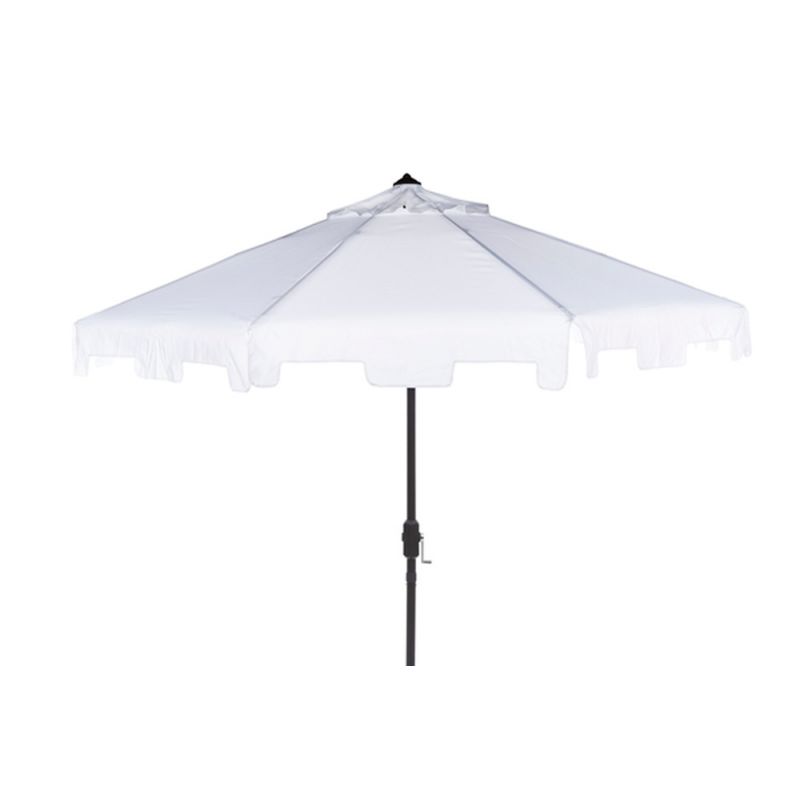 Safavieh - Zimmerman 9 Ft Market Umbrella - White - PAT8000K