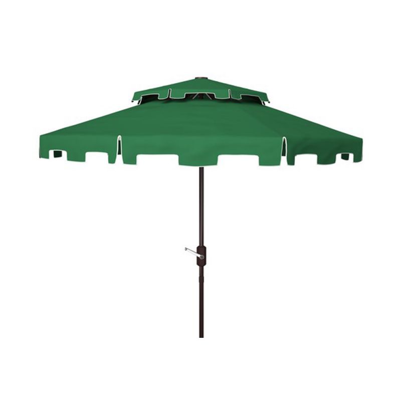 Safavieh - Zimmerman 9Ft Double Top Umbrella - Dark Green - PAT8200B