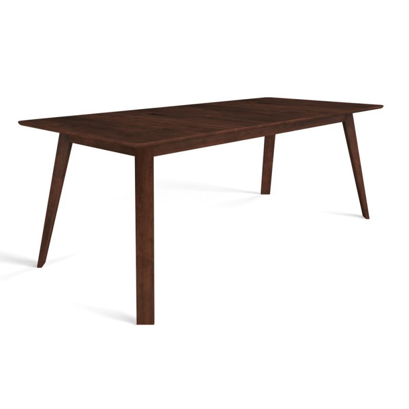 Saloom Furniture - Alton Extension Dining Table 36 x 65.5 x 29 in Java - SSWI-3648-1-ALT-Java-G