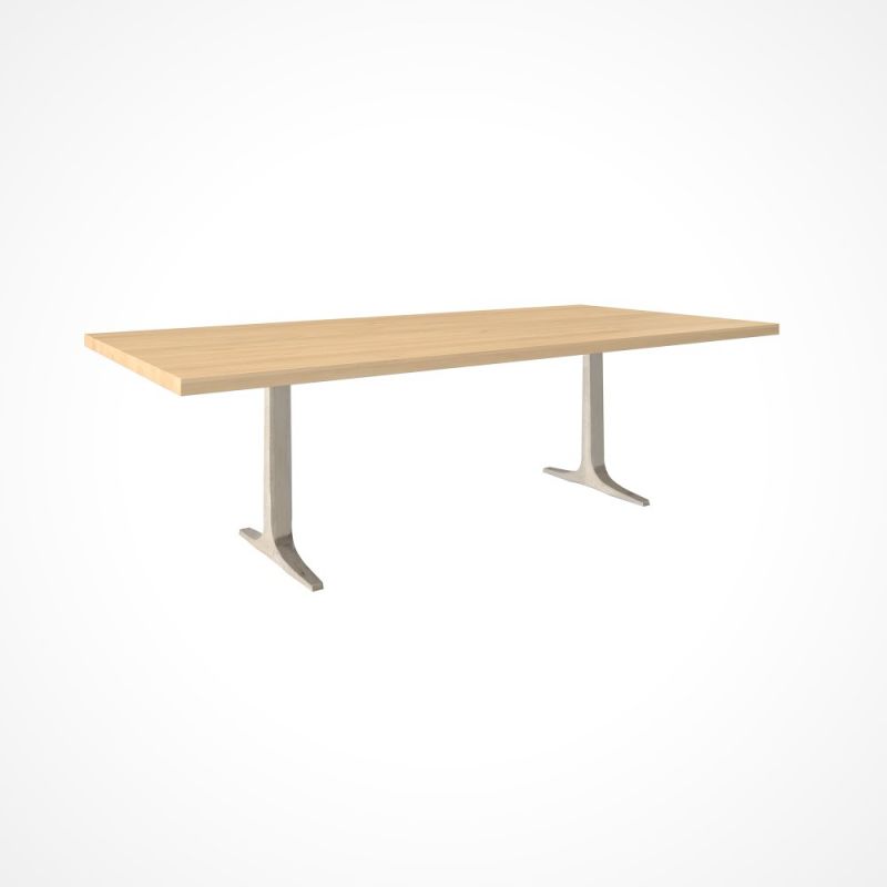 Saloom Furniture - Apollo Dining Table 42 x 96 x 29 in Natural - MDWS-4296-APO-Natural-G