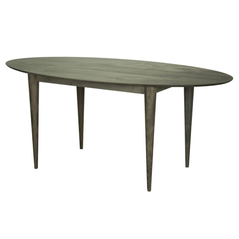 Saloom Furniture - Cona Ellipse Dining Table 36 x 70 x 29 in Nantucket - SCWE-3670-CON-Nantucket-G