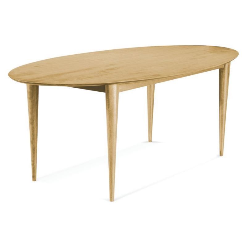 Saloom Furniture - Cona Ellipse Dining Table 36 x 70 x 29 in Natural - SCWE-3670-CON-Natural-G