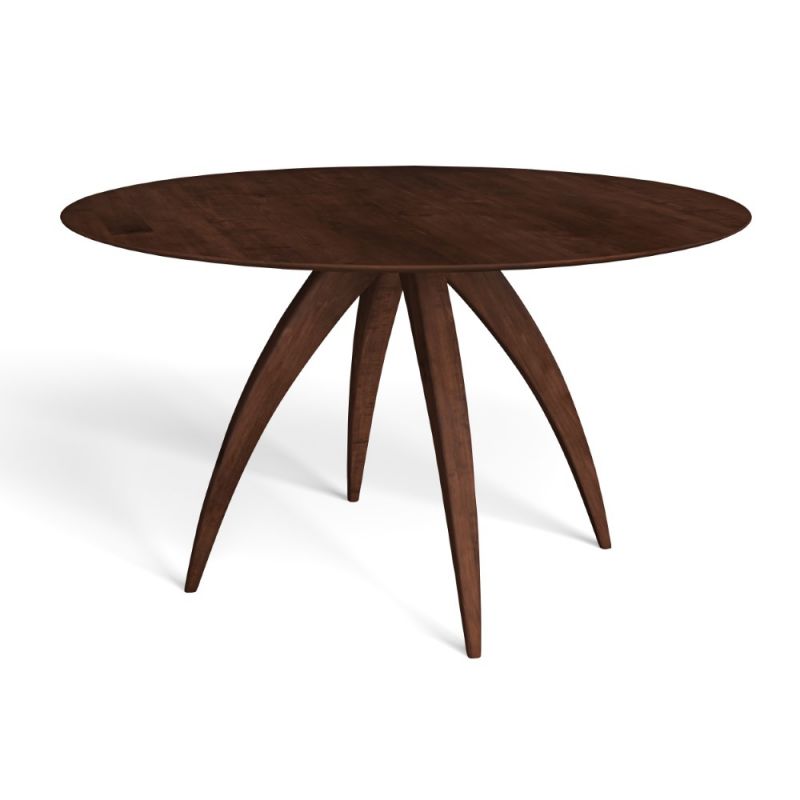 Saloom Furniture - Ella Dining Table 60 x 60 x 29 in Java - SCWO-6060-ELL-Java-G