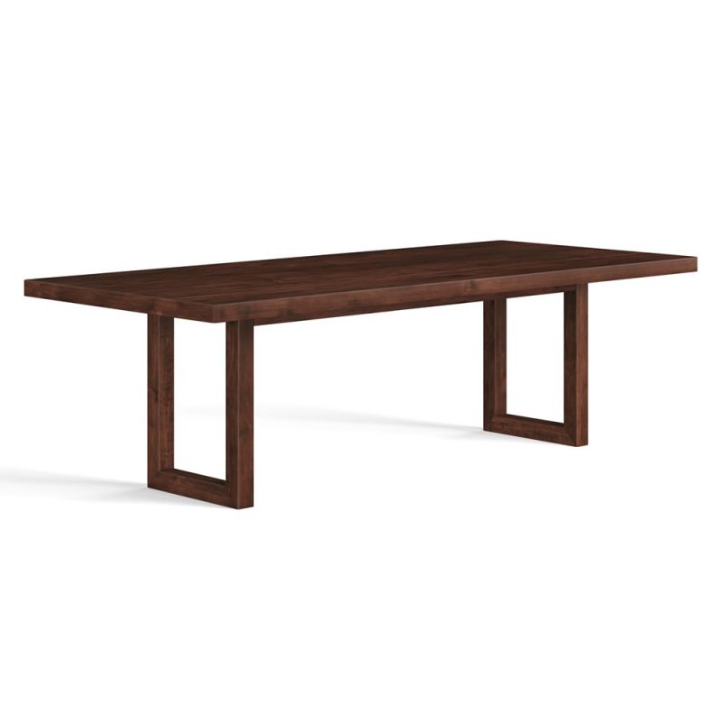 Saloom Furniture - Emerson Dining Table 42 x 72 x 29 in Java - MDWS-4272-EME-Java-G
