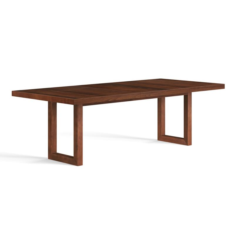 Saloom Furniture - Emerson Extension Dining Table 42 x 77.5 x 29 in Walnut - MDWS-4260-1-EME-Walnut-G
