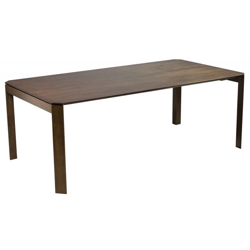Saloom Furniture - Mila Dining Table 36 x 60 x 29 in Java - SKWP-3660-MIL-Java-G