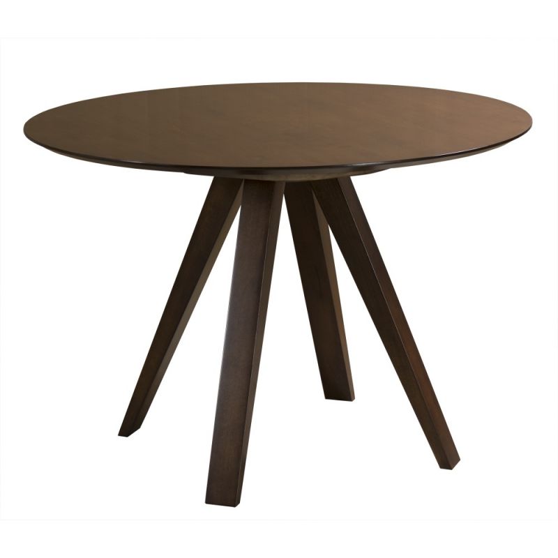 Saloom Furniture - Nova Dining Table 48 x 48 x 29 in Walnut - SKWO-4848-NOV-Walnut-G