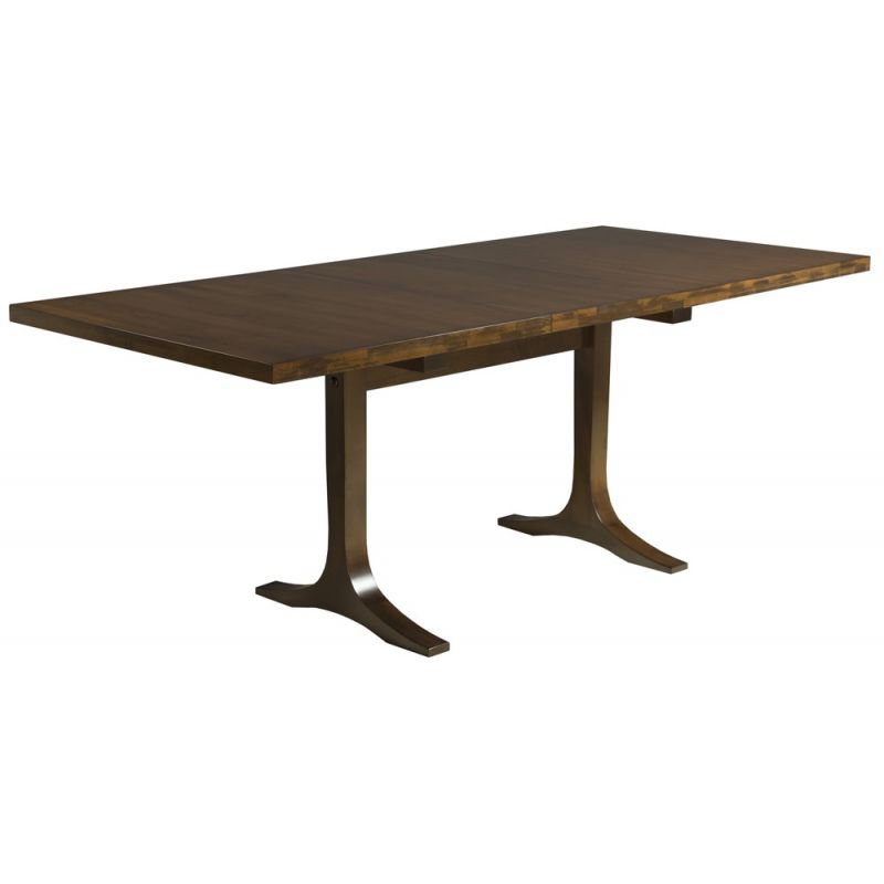 Saloom Furniture - Paxton Extension Dining Table 36 x 77.5 x 29 in Walnut - MAWS-3660-1-PAX-Walnut-G