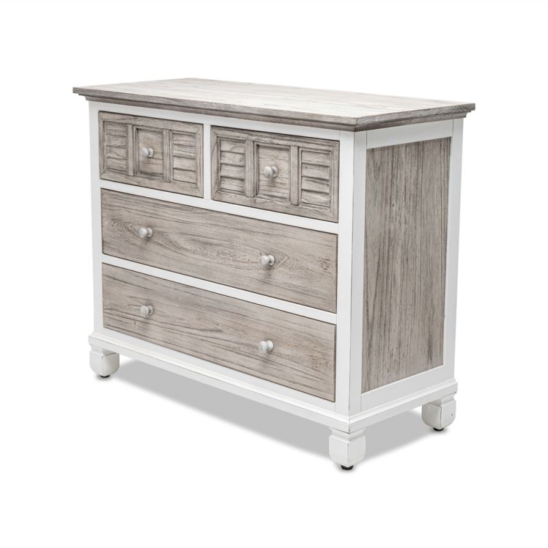 Sea Winds - Islamorada 4 Drawer Chest / Single Chest - B23334-DAPGREY