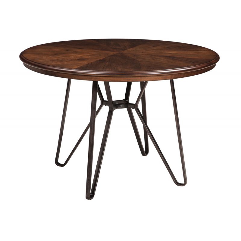 Signature Design by Ashley - Centiar Round Dining Room Table - D372-15 - Quickship