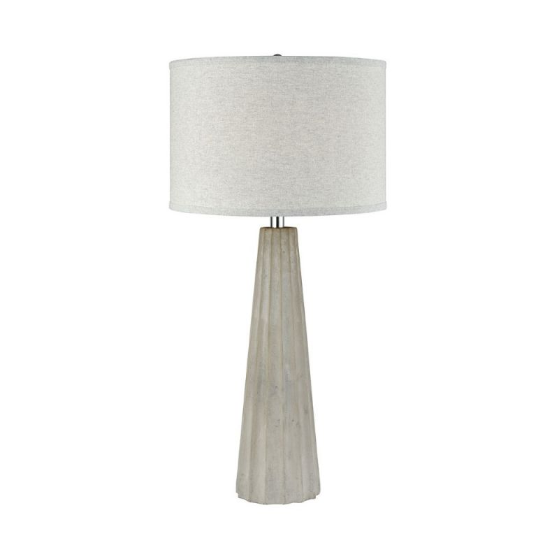 Stein World - Castlestone Table Lamp in Polished Concrete - 77027