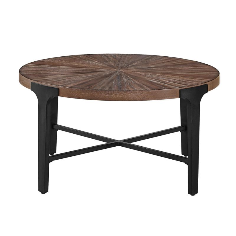 Steve Silver - Chevron 36-inch Round Cocktail Table - CH200C
