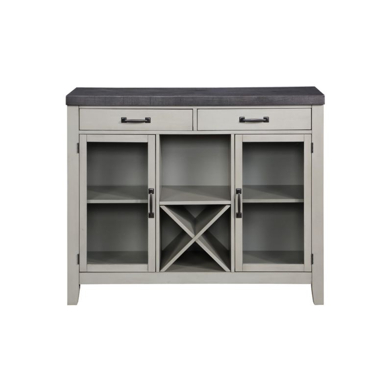 Steve Silver - Hyland Server - Gray and Charcoal - HY500SV
