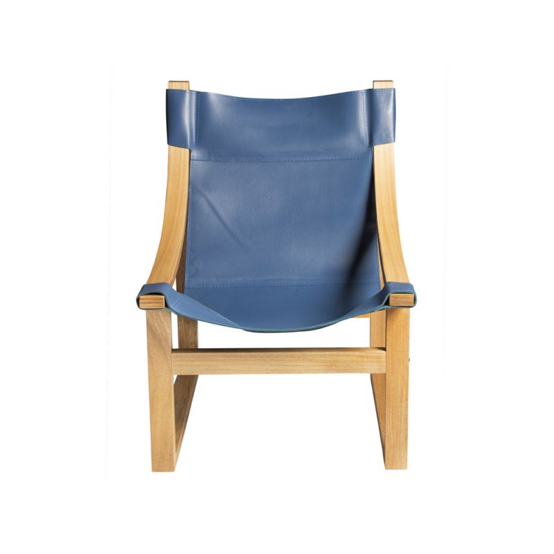 Steve Silver - Lima Cobalt Leather Sling Chair - LI150CNSC