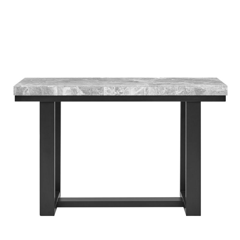 Steve Silver - Lucca Gray Marble Sofa Table - LC350S