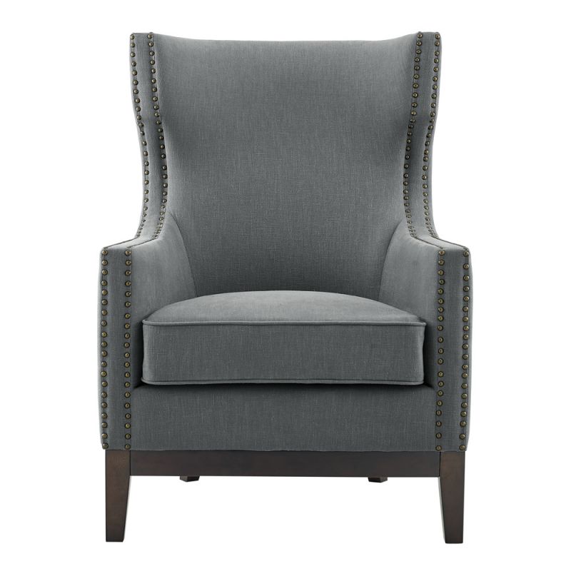 Steve Silver - Roswell Linen Accent Chair - Gray - RW850ACG