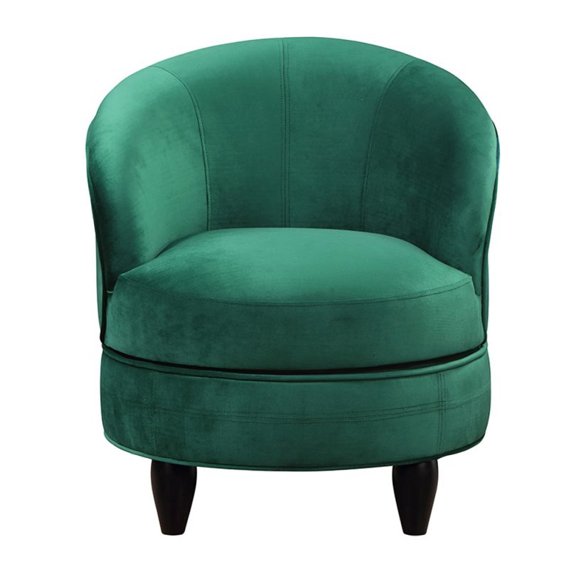 Steve Silver - Sophia Swivel Accent Chair - Green Velvet - SOH850GNV