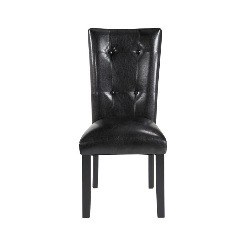 Steve Silver - Sterling Black Parsons Chair - (Set of 2) - SN500S
