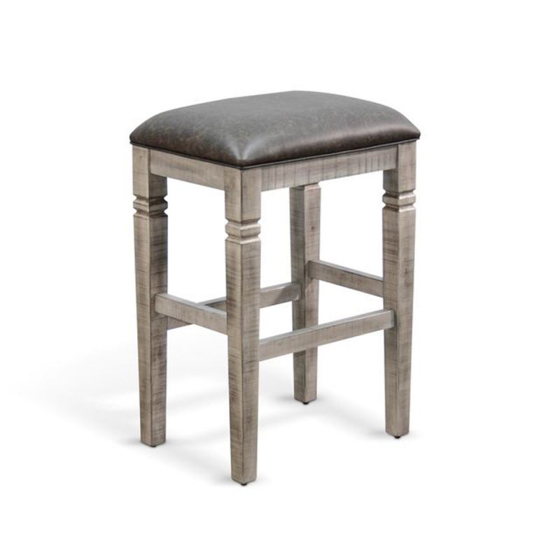 Sunny Designs - Alpine Grey -  Bar Stool, Cushion Seat - 1430AG-30