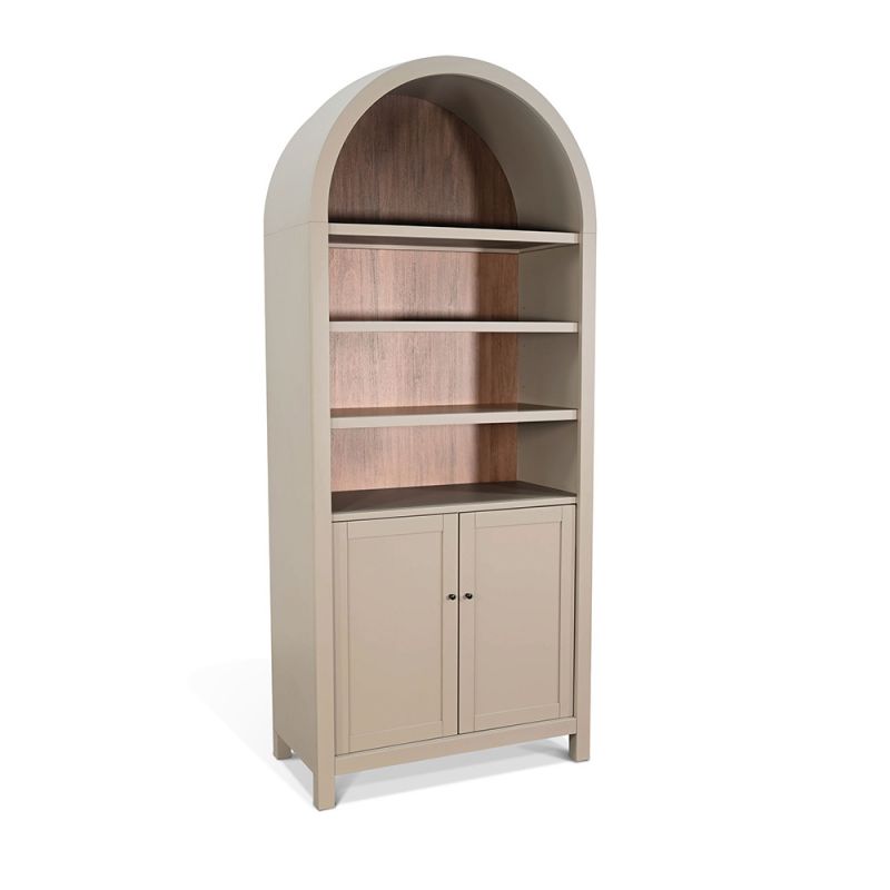 Sunny Designs -  Arched Display Cabinet with Doors - 2116PV