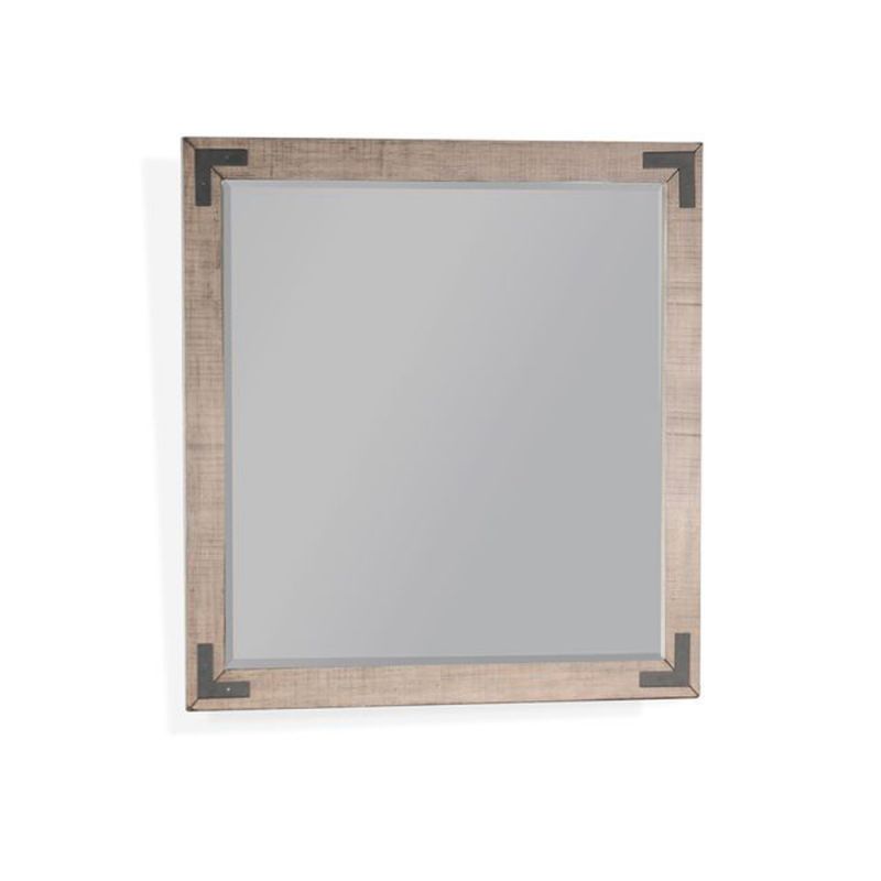 Sunny Designs -  Desert Rock Mahogany Wood Mirror in Desert Rock-Light Brown - 2357DR-M