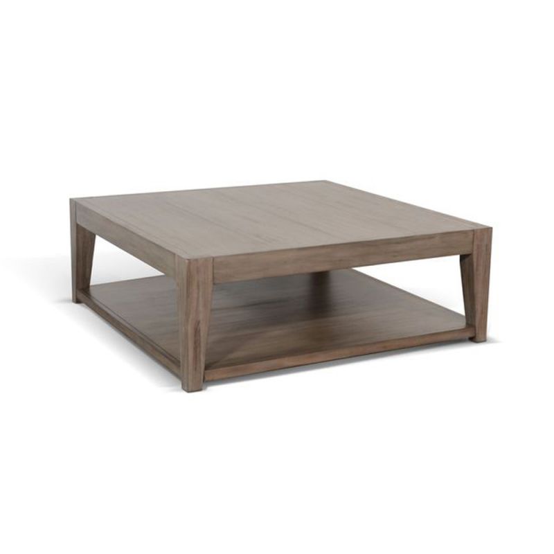 Sunny Designs - Doe Valley -  Doe Valley Mahogany Wood Coffee Table with Casters in Light Brown - 3148BU-C2