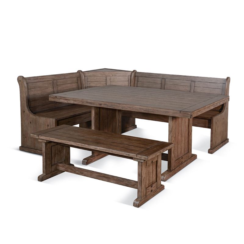 Sunny Designs - Doe Valley -  Wood Breakfast Nook Dining Set - 0113BU