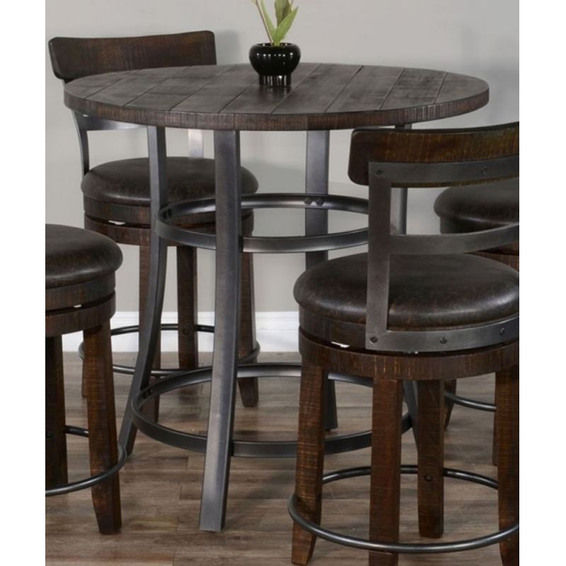 Sunny Designs - Homestead Counter Height Table - Dark Brown - 1127TL-36