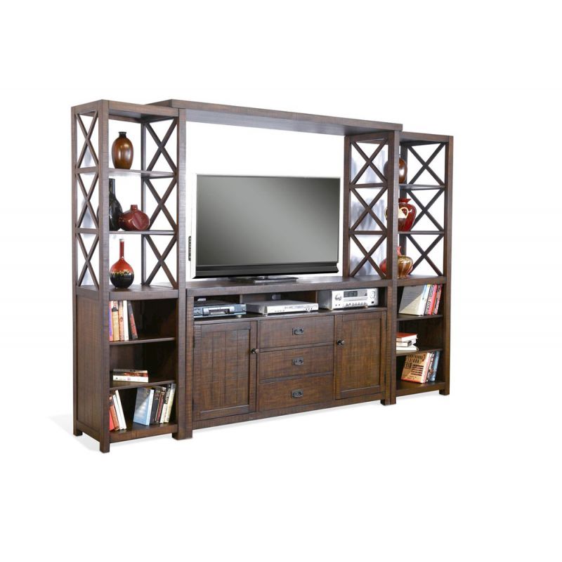 Sunny Designs - Homestead -  Homestead Entertainment Wall (66,B,2xP) - 3563TL