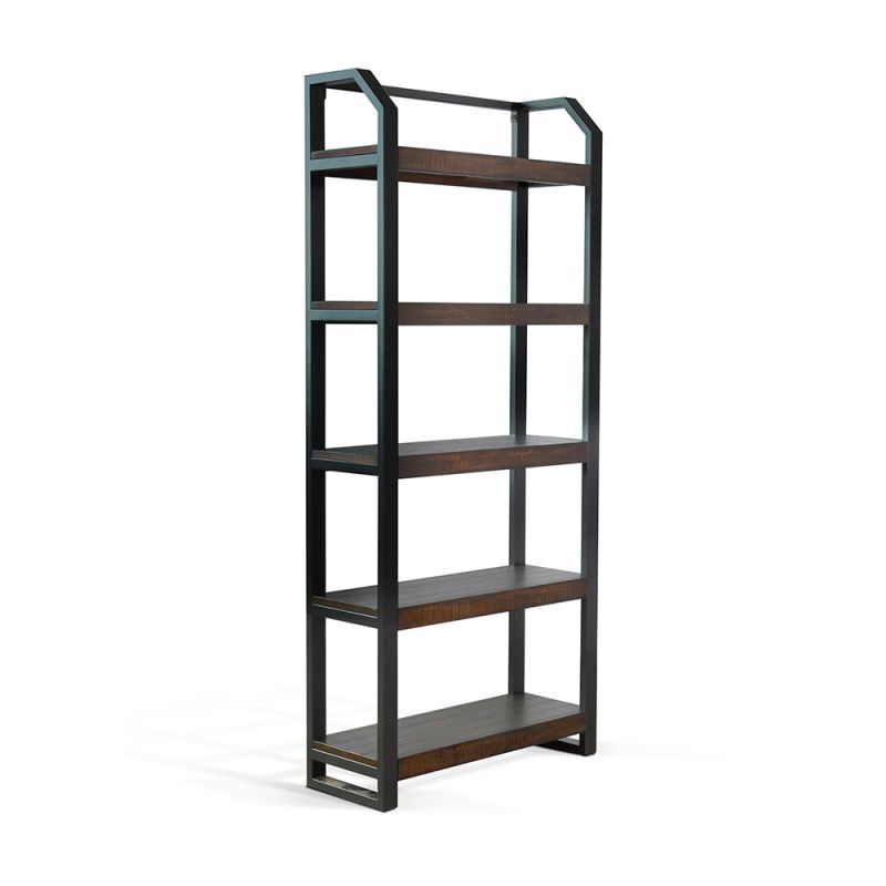 Sunny Designs - Homestead -  Homestead Metal Frame Bookcase - 2835TL