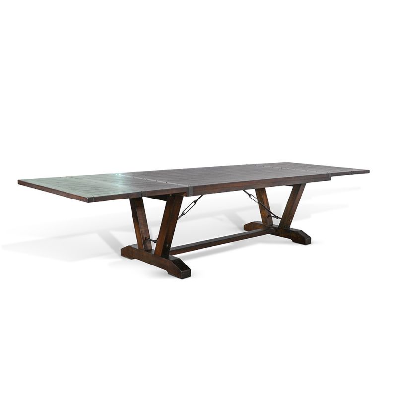 Sunny Designs - Homestead -  Yellowstone Extension Table with Folding Leaves - 1167TL