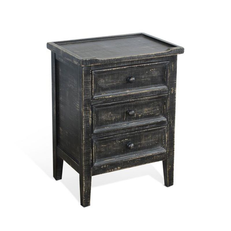 Sunny Designs - Marina -  Black Sand End Table - 2080BS