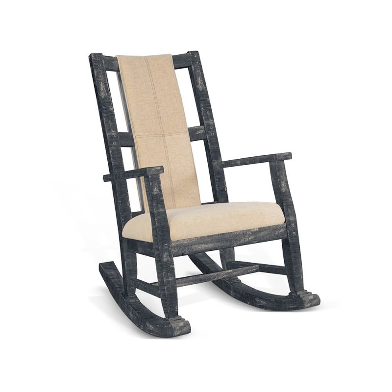 Sunny Designs - Marina -  Black Sand Rocker, Cushion Seat & Back - 1935BS