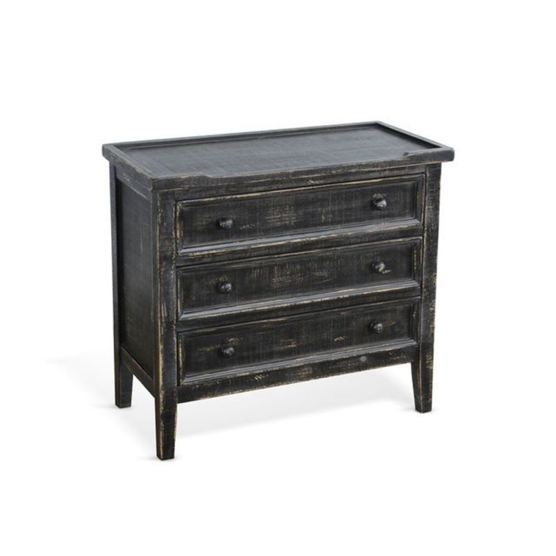 Sunny Designs - Marina -  Black Sand Side Chest - 2081BS