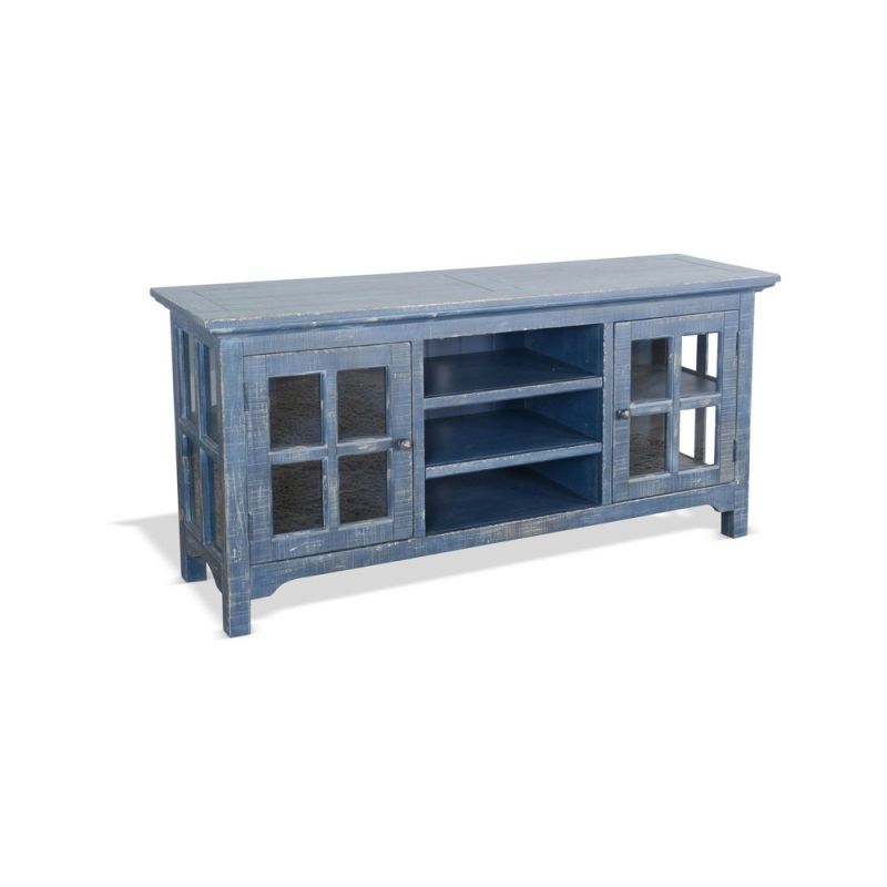 Sunny Designs - Marina -  Ocean Blue TV Console - 3655OB