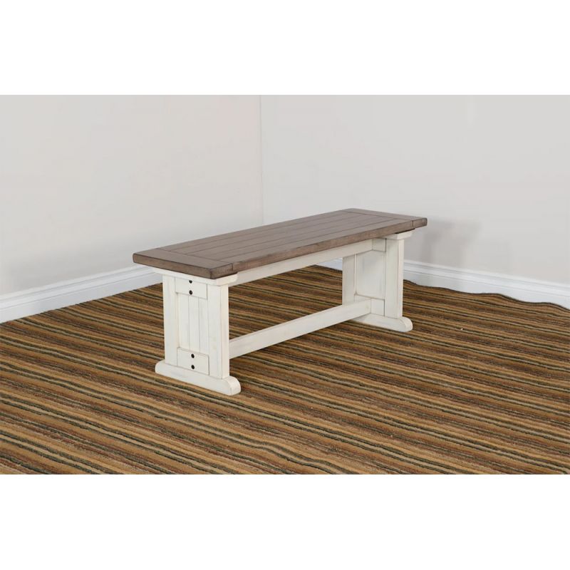 Sunny Designs - Pasadena -  Wood Side Bench - 0113MB-SB