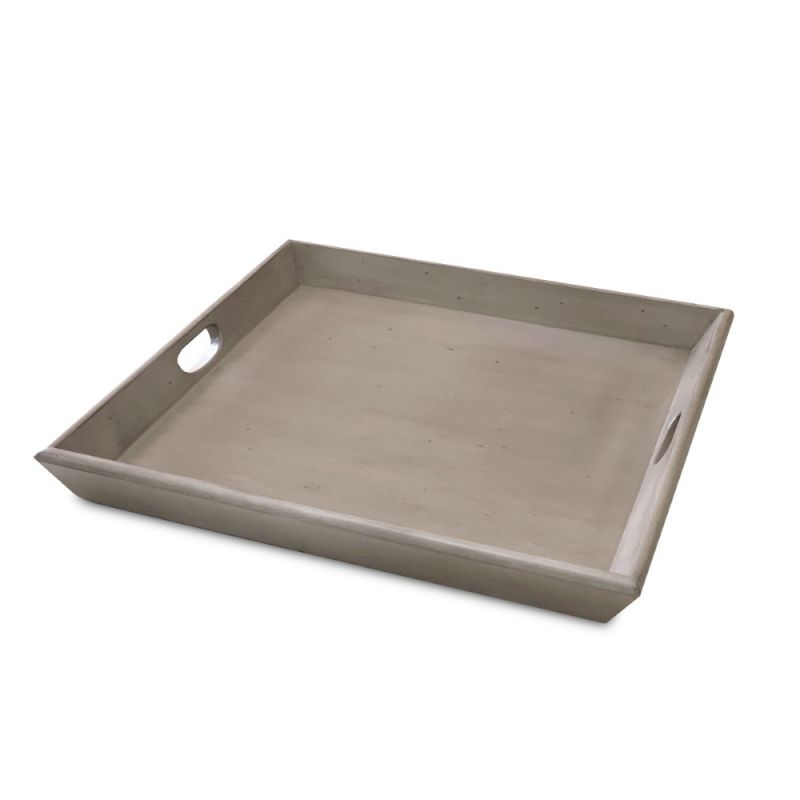 Sunny Designs - Westwood Taupe Ottoman Tray - Taupe - 2195WT