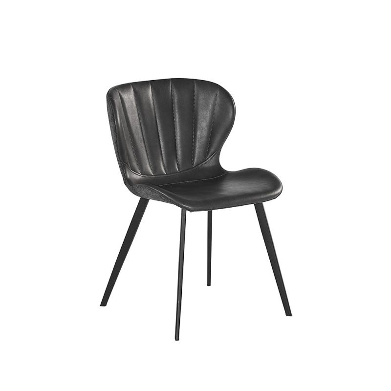 Sunpan - Junction Arabella Dining Chair - Bravo Portabella / Polo Club Kohl Grey - 104490