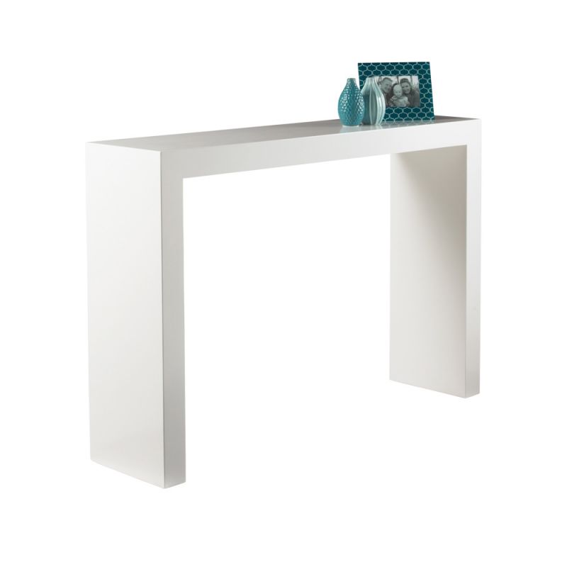 Sunpan - Ikon Arch Console Table - High Gloss White - 89586