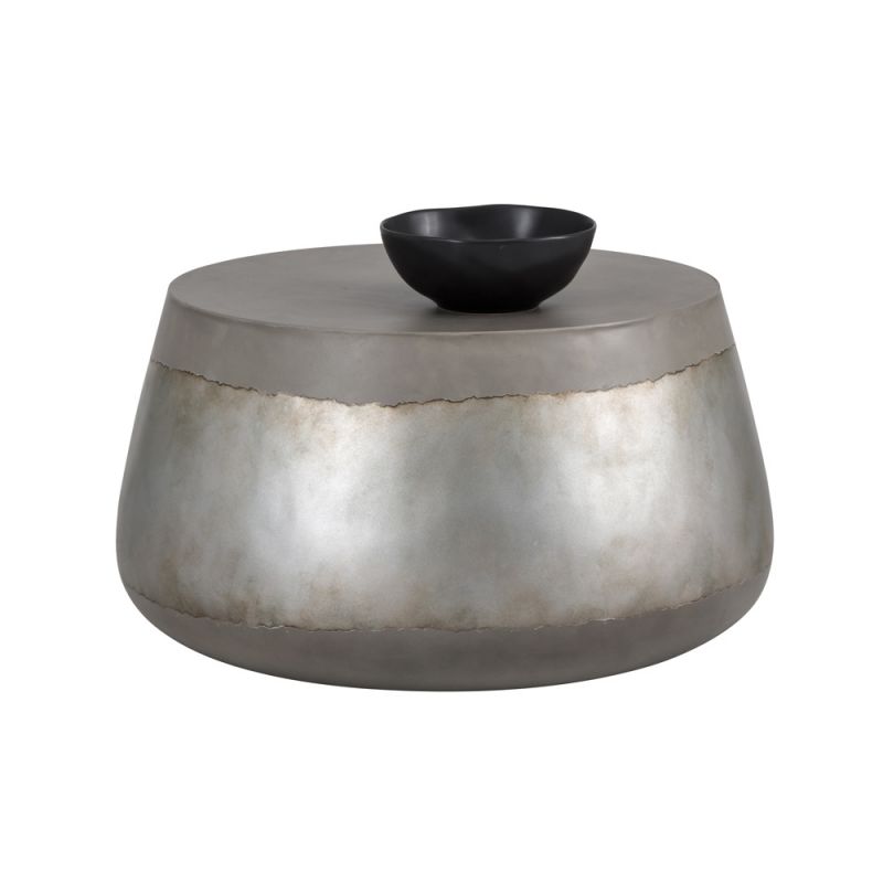 Sunpan - Solterra Aries Coffee Table - Silver - 103308