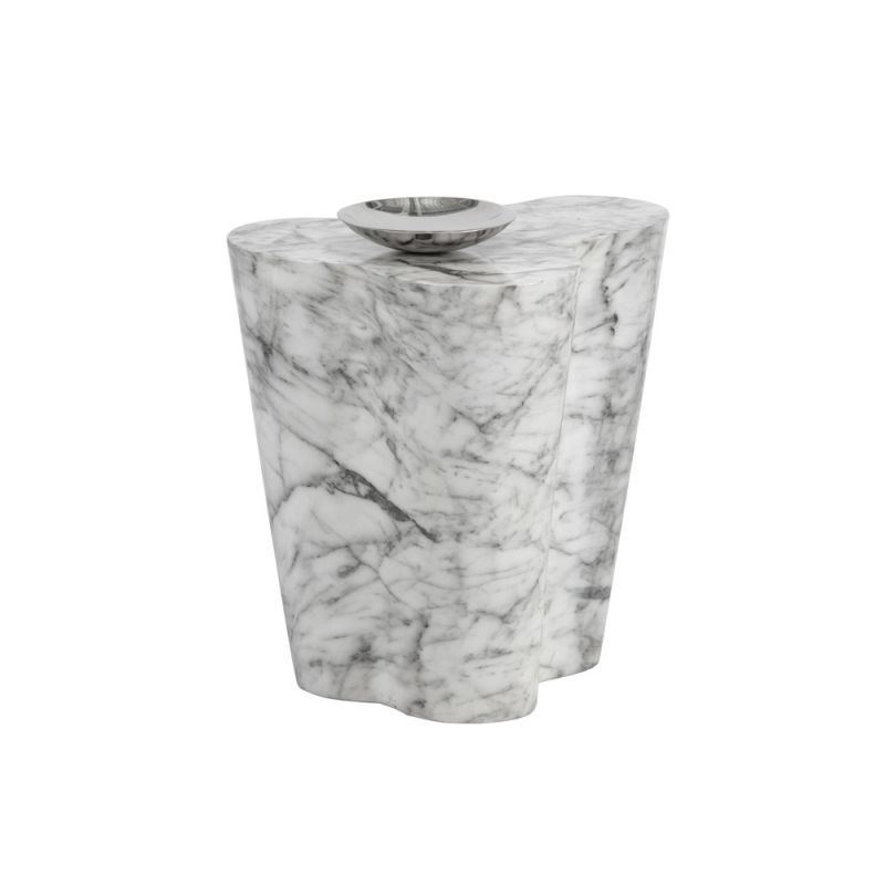 Sunpan - MIXT Ava End Table - Large - Marble Look - 103311
