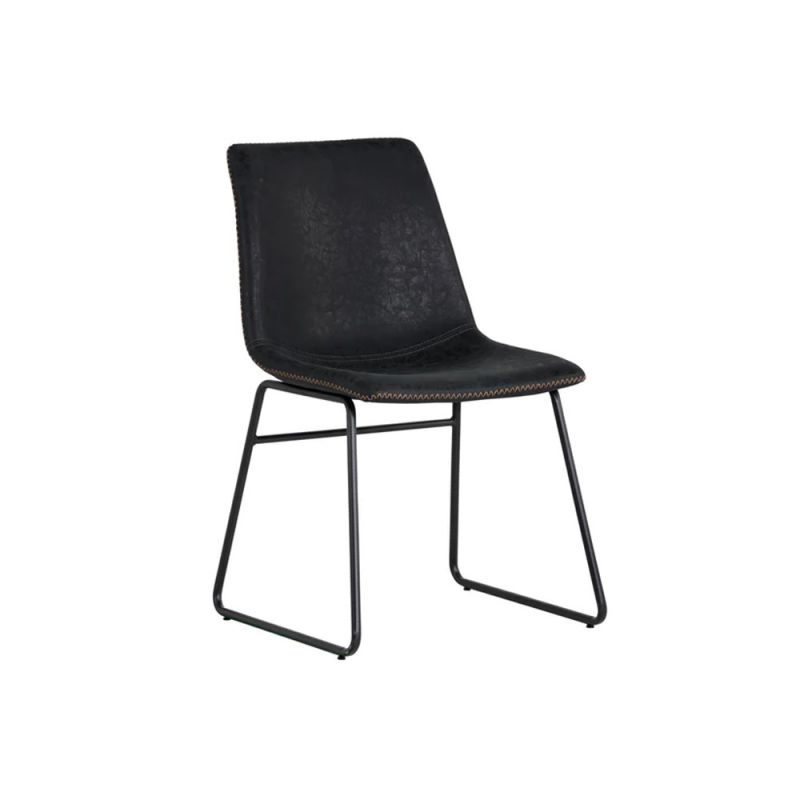 Sunpan - Cal Dining Chair - Antique Black (Set Of 2) - 104035