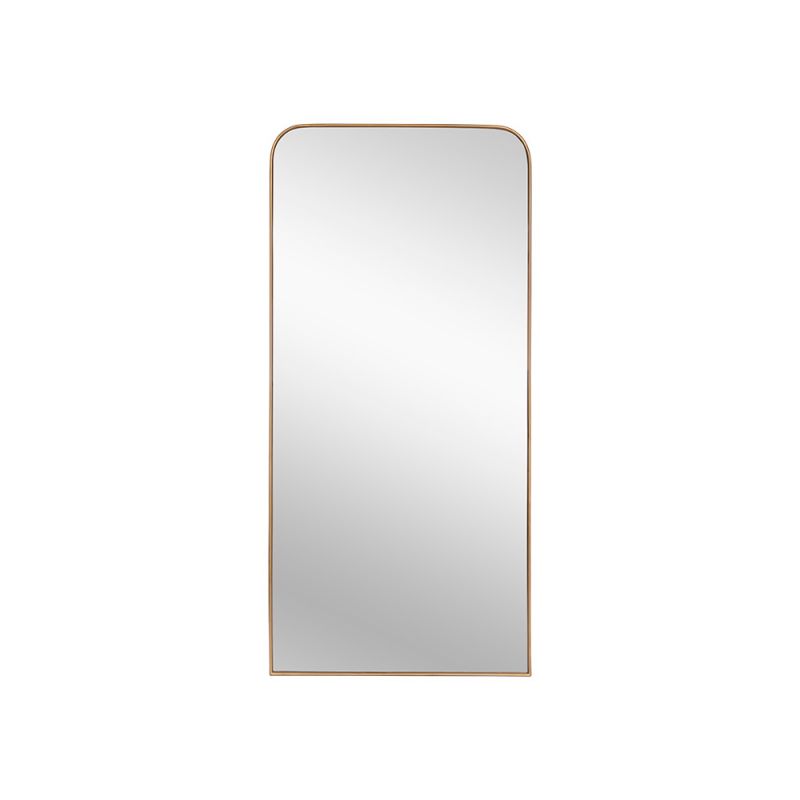 Sunpan - Calabasas Floor Mirror - Brass - 106554