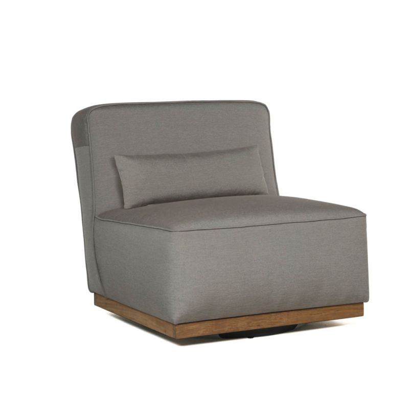 Sunpan - Carbonia Swivel Lounge Chair - Palazzo Taupe - 106657