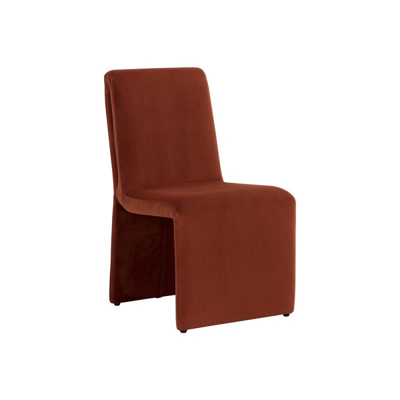 Sunpan - 5West Cascata Dining Chair - Meg Rust - 110464