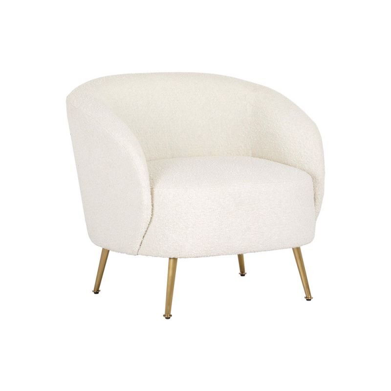 Sunpan - Clea Lounge Chair - Altro White - 107571