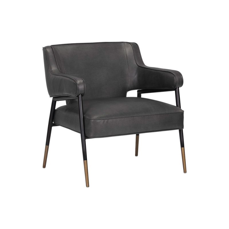 Sunpan - Irongate Derome Lounge Chair - Bravo Portabella - 107316