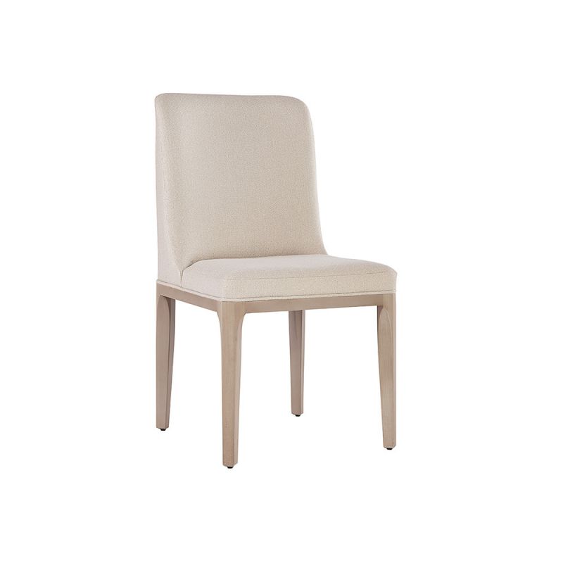 Sunpan - Elisa Dining Chair - Light Oak - Mainz Cream - 108824
