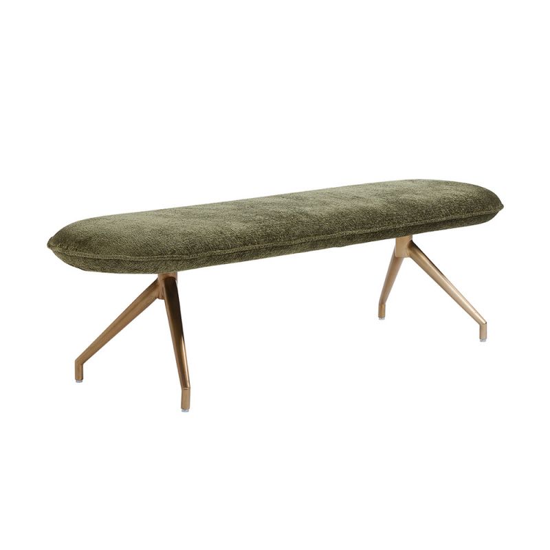 Sunpan - Ikon Elowen Bench - Bergen Olive - 108526