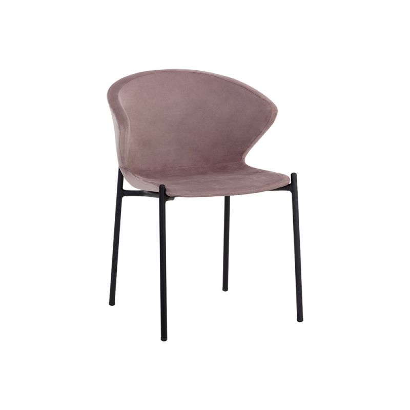 Sunpan - Eric Dining Chair - Abbington Blush Purple (Set Of 2) - 110265